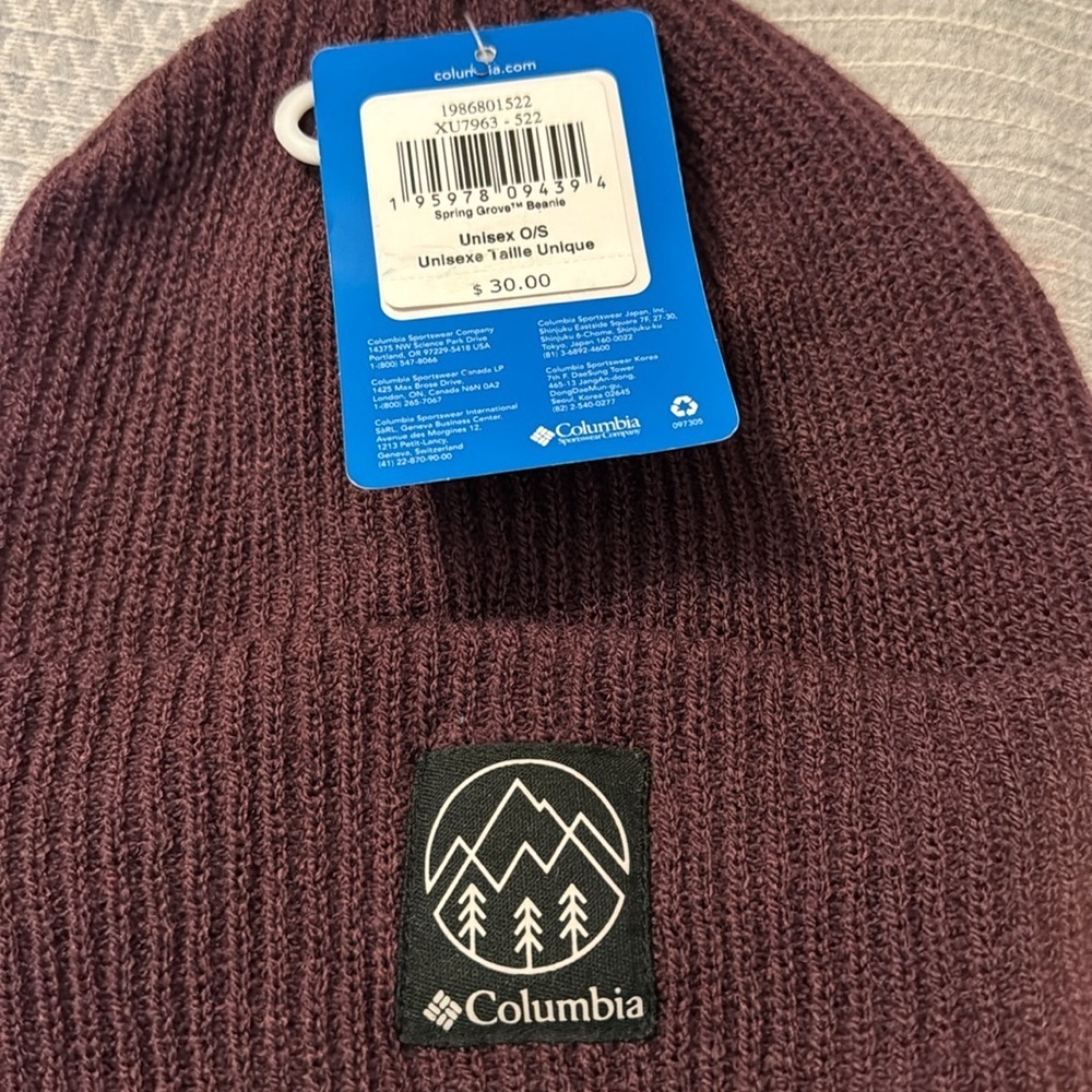 Columbia Whirlibird Cuffed Beanie Hat unisex - Picture 2 of 3